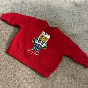 Ralph Lauren Red Bear Kids Sweatshirt